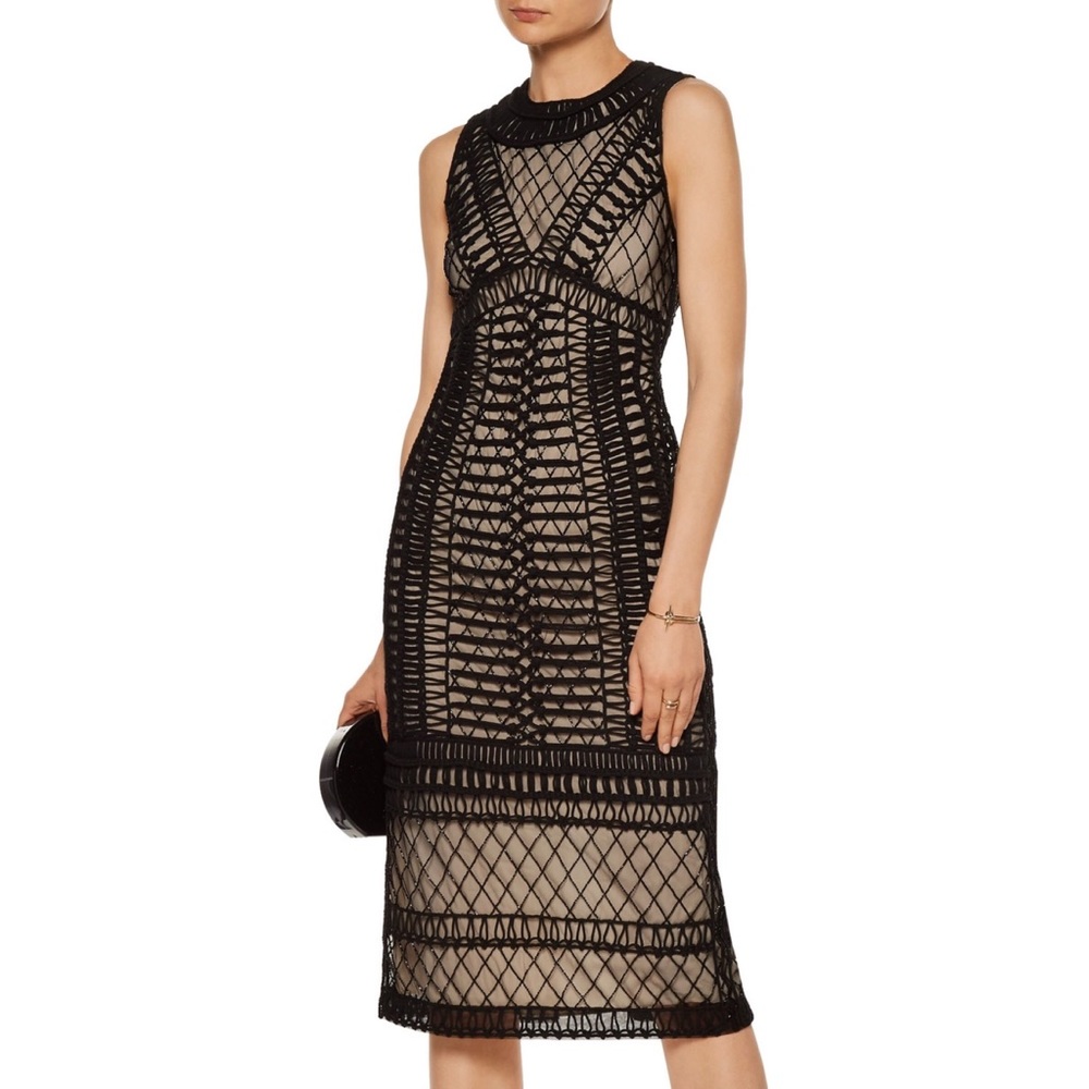 ALICE + OLIVIA NAT EMBROIDERED BEADED DRESS 👗❤️